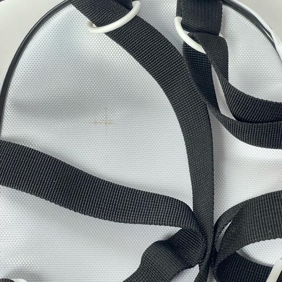 Adidas White and Black Mini Backpack main image 4